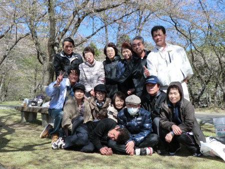 第４回準備委員会（お花見）　'12.04.07